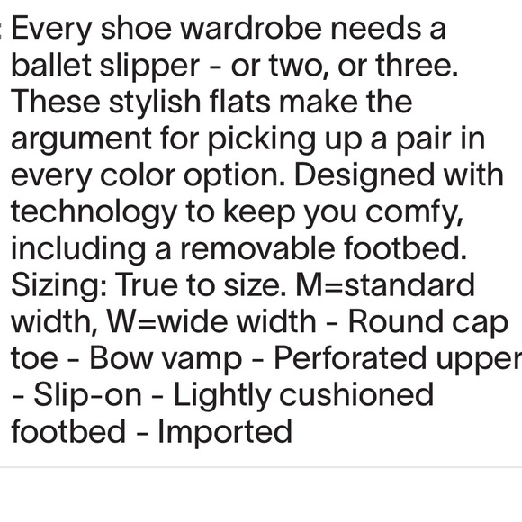 Aerosoles Perforated Leather Ballet Flats size 9.5M - Picture 14 of 15